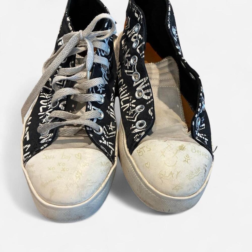Converse Chuck Taylor All Star 70s black multi coloured trainers Sz 8